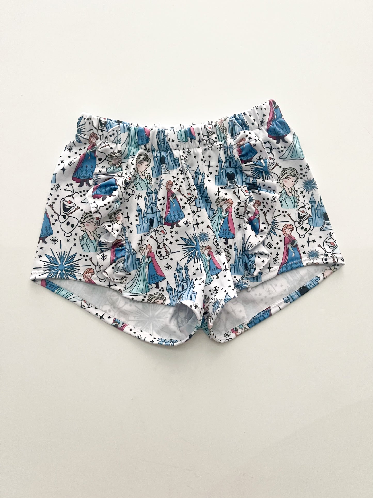 4t Exclusive Princess Sister Ruffle Breezy Shorts