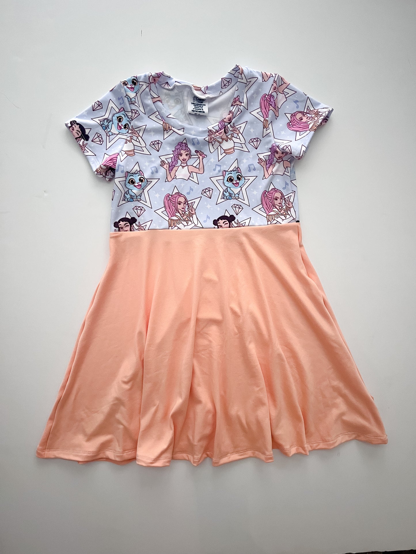 5t Pop Star Half Twirl Dress