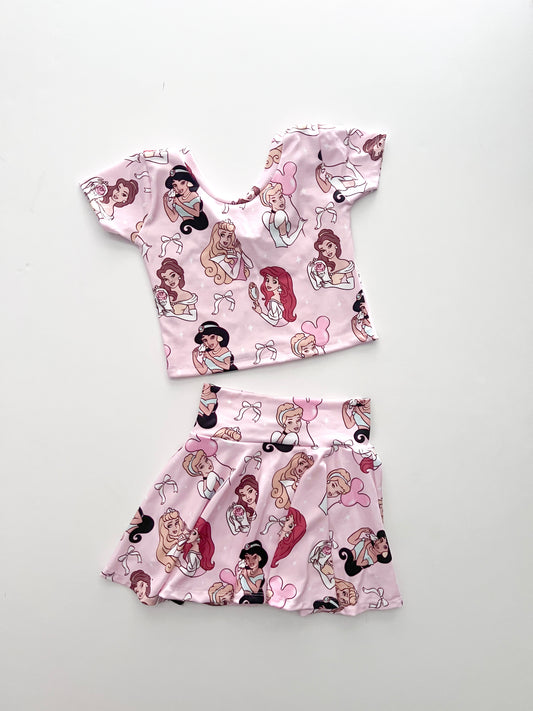 4t Modest Crop Twirl Set