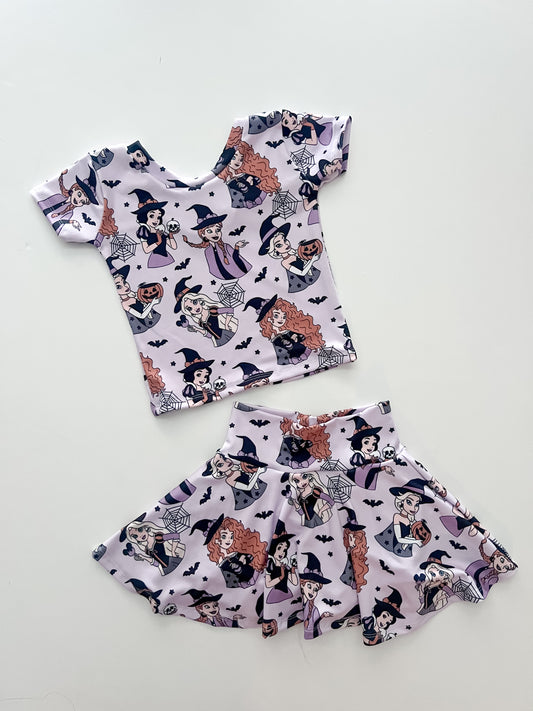 Short Sleeve  Two Piece Twirl Set