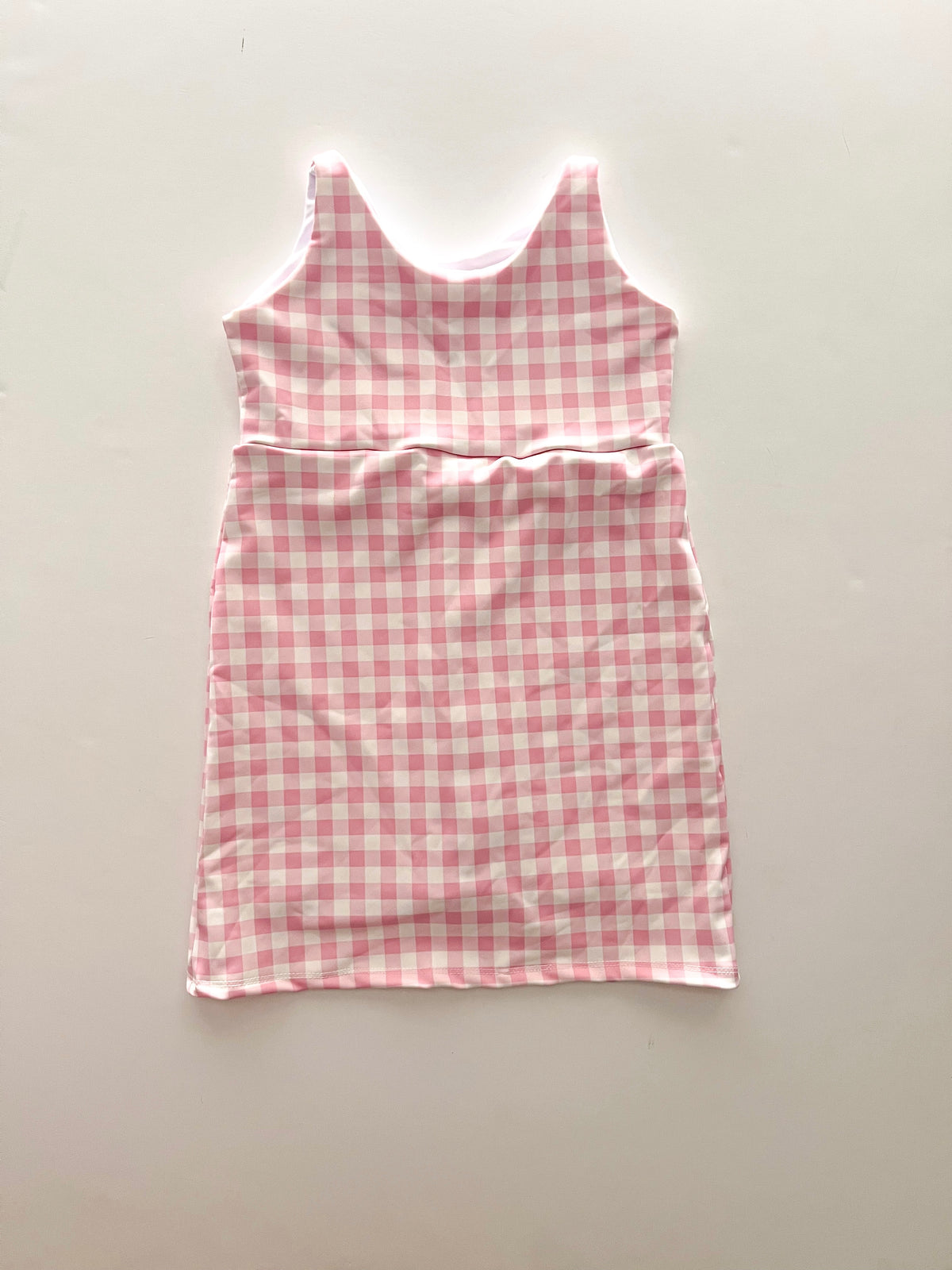 5t Pink Gigham Athletic Dress