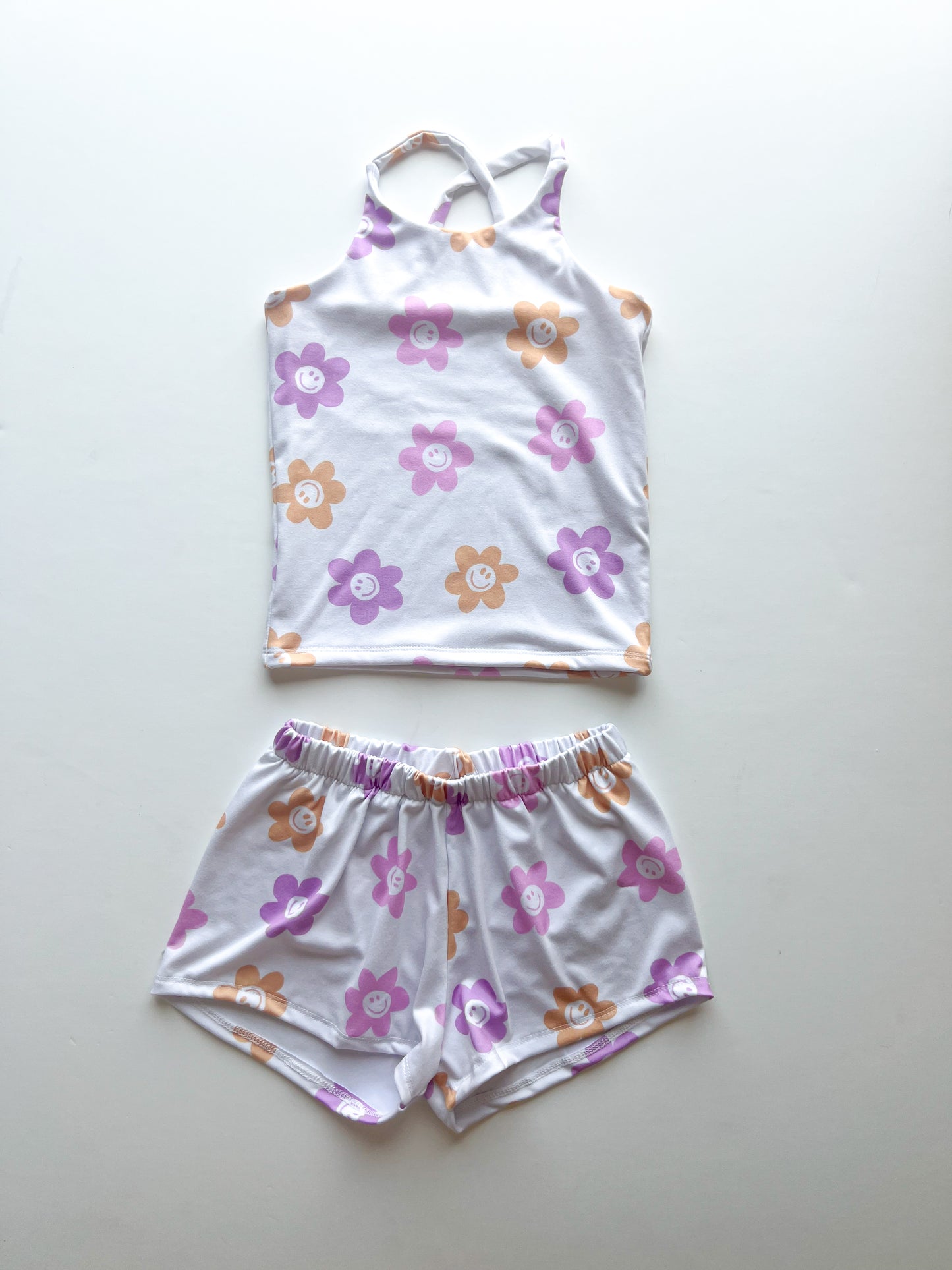 3t Daisy Smiles Crossback Top and Breezy Shorts