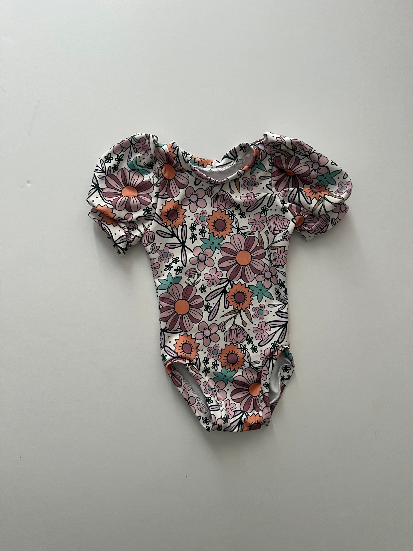 2t Puff Sleeve Swim