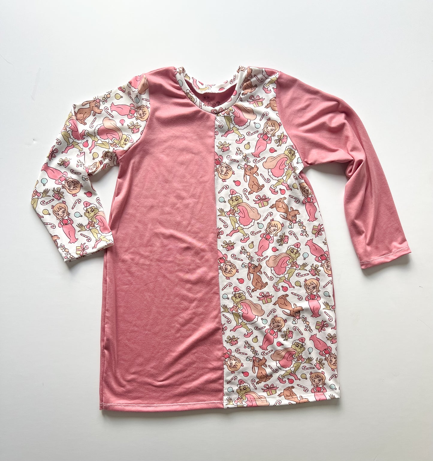 4t Mean Guy Long Sleeve Tshirt Dress